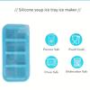 Large Silicone Food Safe Freezer ,Oven Safe Storage Box with Transparent Lid , Multi Purpose Ice Maker , Baking Tray, Dishwasher Safe