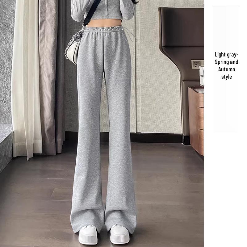 

Velvet Slimming Maternity Flare Pants for Autumn/Winter 3XL
