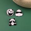 Zinc Zinc Alloy Clothes Pins Clothes Accessories Animal Brooch Personality Cartoon Panda Brooch  Men