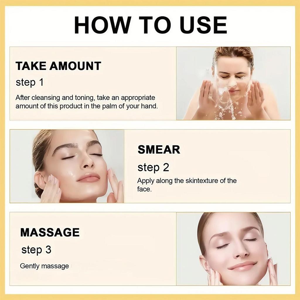 The Moisturizing Cream Is Gentle and Non-irritating, Smoothing Wrinkles, Fading Fine Lines and Leaving Skin Soft and Refined