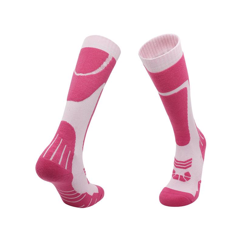 Children's and Adults' Merino Wool Winter Ski Socks - Thick, Warm, Towel Bottom, High-Top Snow Socks