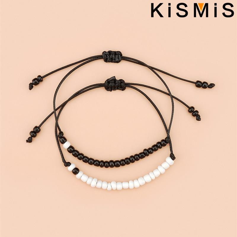1 Pair Couple Matching Bracelets for Him and Her Boyfriend Girlfriend Mother Daughter Love Bracelet Set