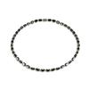 Women Men Fashion Artificial Hematite Hexagonal Prism Beads Magnetic Necklace