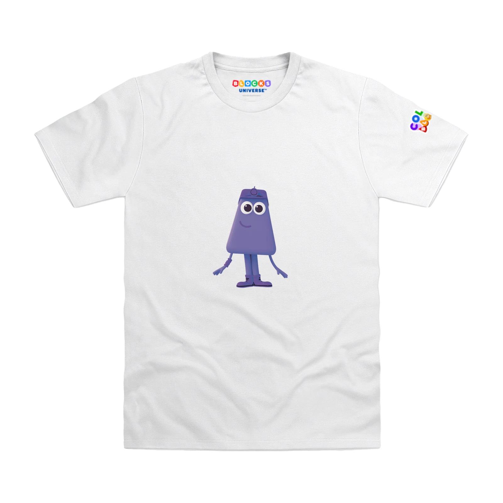 Officially Licensed Colourblocks - Colourblock Violet Kids T-Shirt 160