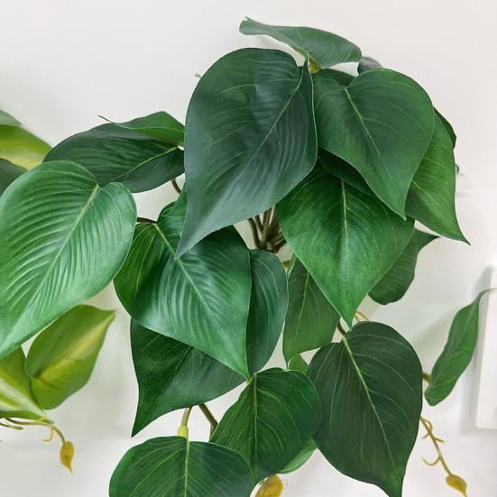 Simulated Plant Fine Workmanship Decorative Realistic Full of Vitality No Watering Decorate Rattan Leaves Long Lasting No Wither Imitation Plant for