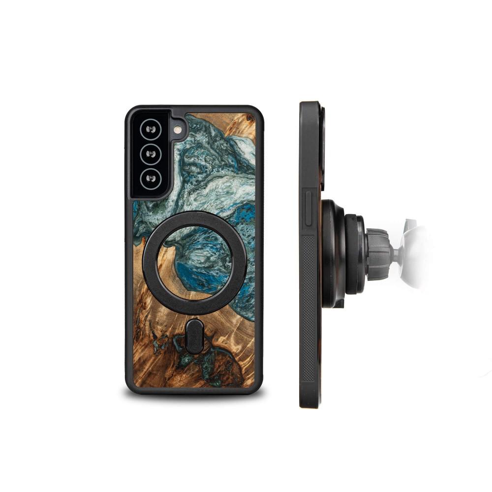 Bewood Unique case for Samsung Galaxy S21 FE - Planets - Earth with MagSafe
