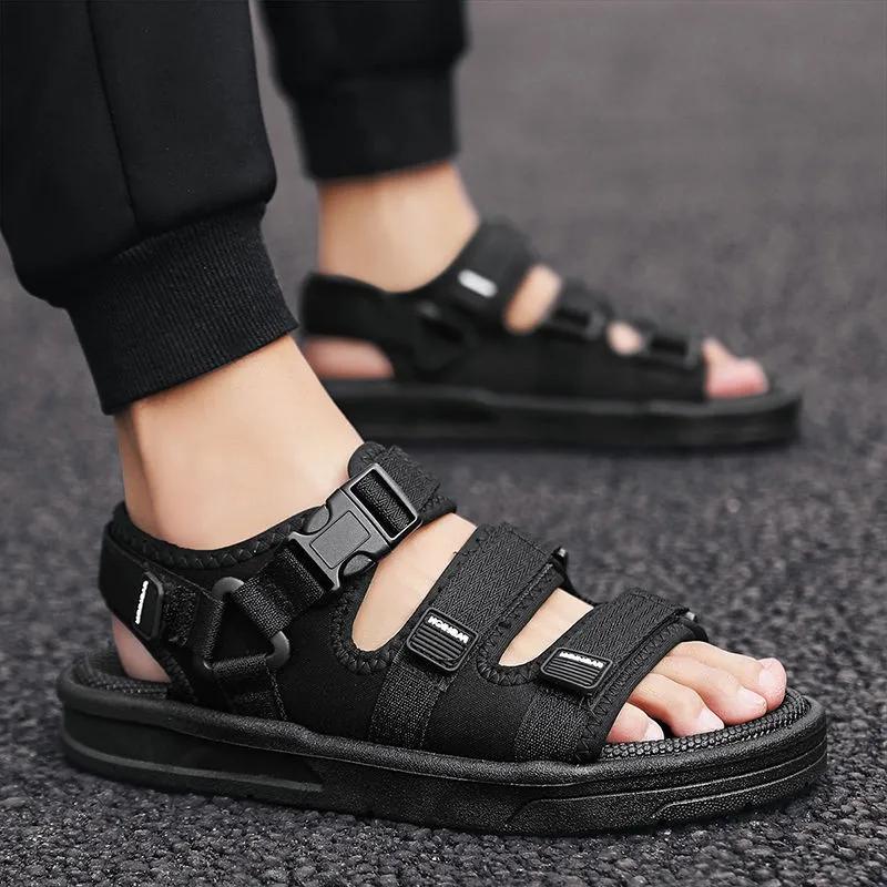 Men Sandals  Trending Men's Sandals Man Summer  Shiatsu Slippers Flat Sandal Beach Shoes Platform Sandals Men