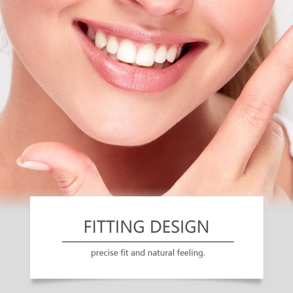 Denture Silicone Parts, Denture Grooming Kits, Cosmetic Sets, Upper And Lower Veneer Teeth, Unisex(50g)