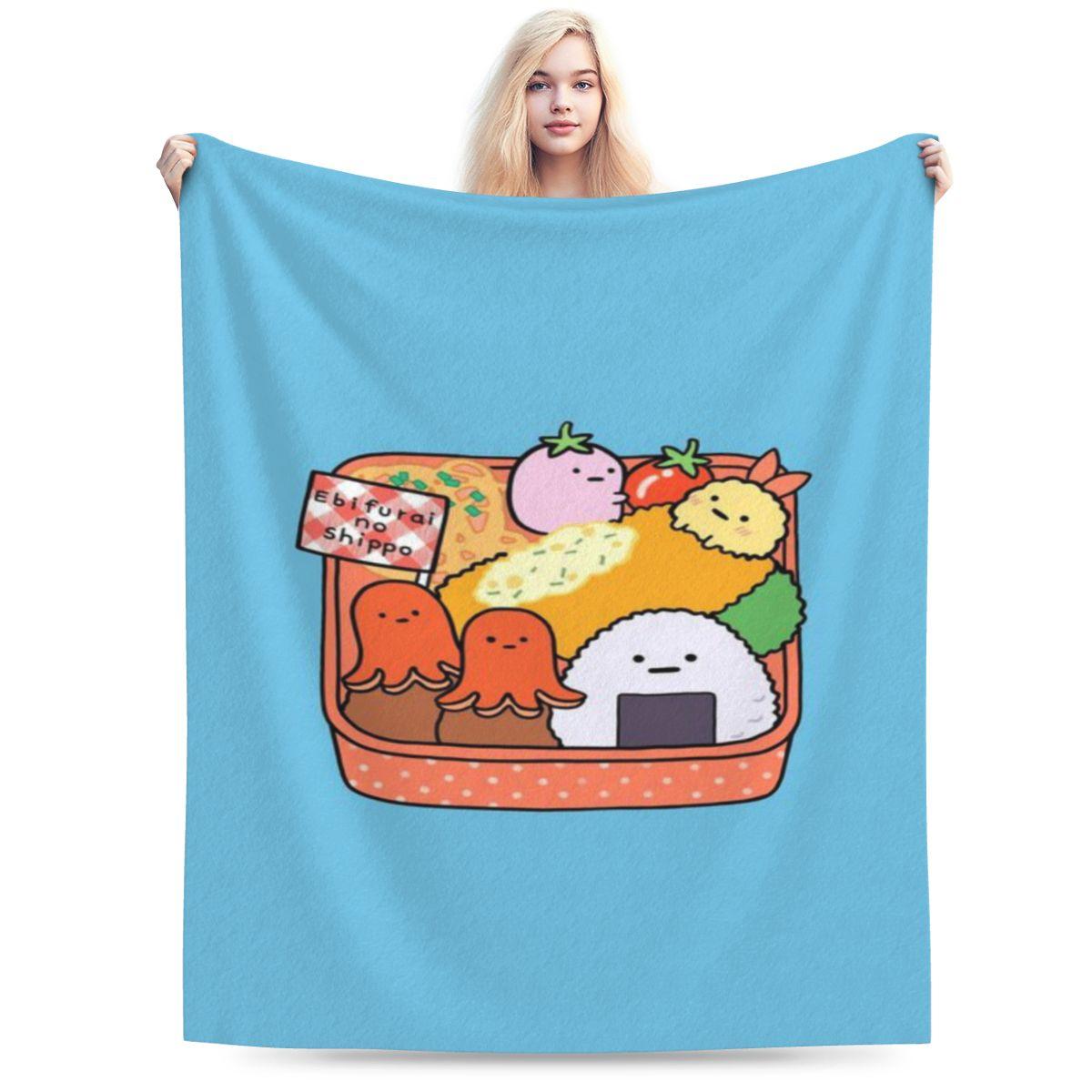 

Sumikko Gurashi Kawaii Bento Box Custom Comfortable Gift An UltraSoft Micro Fleece Blanket 75x100cm