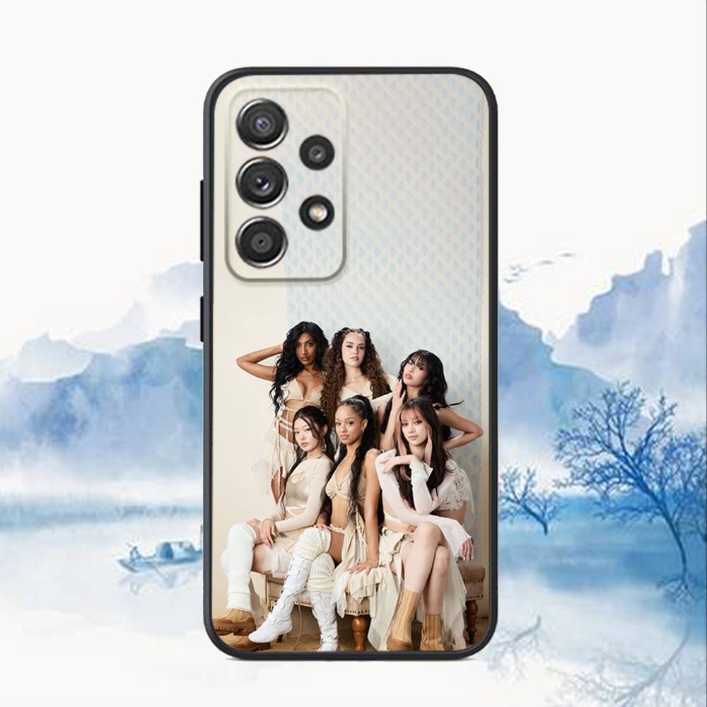 Hot Music K-KATSEYE Phone Case For Samsung S25,S24,S21,S22,S23,S30,Ultra,S20,Plus,Fe,Lite,Note,10,9,5G Black Cover Samsung S24