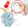 Pumpkin Shape Wearable Pin Cushion Elastic Wrist Strap Sewing Pin Holder For Student