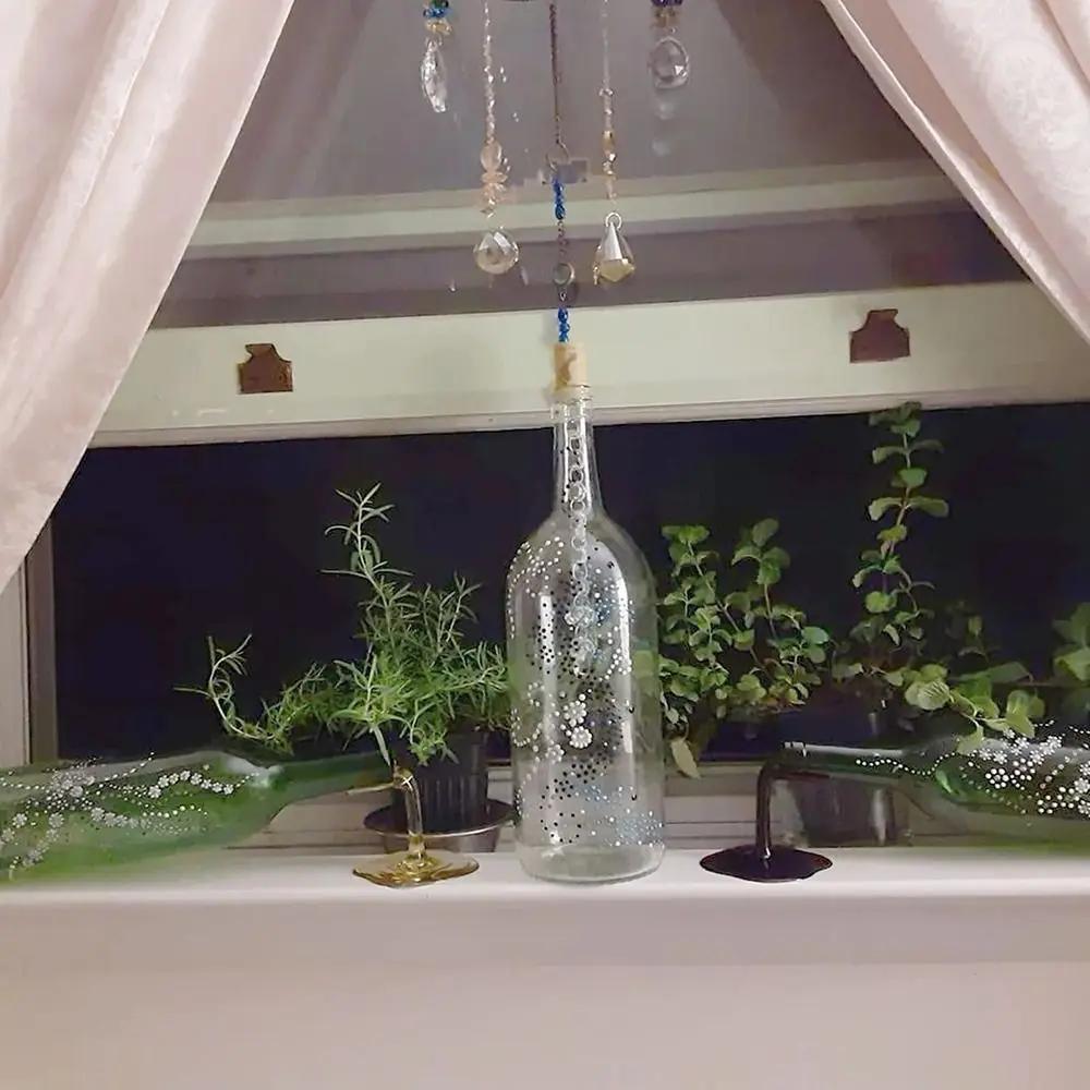 Fun Spilled Wine Bottle Holder Fashion Unique Way ABS Wine Bottle Stand Creative Display Your Favorite Wine Bottle Rack