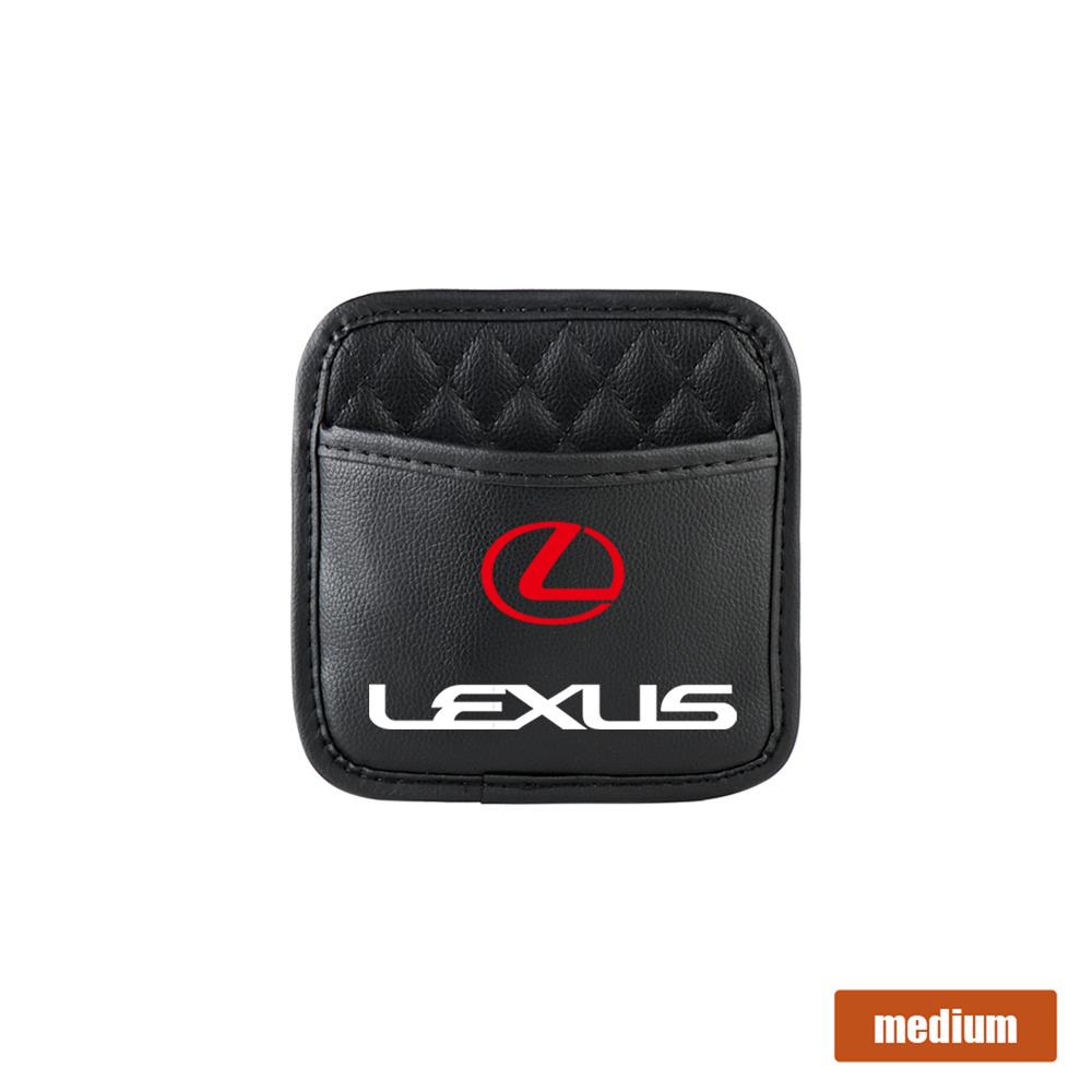 SDPE3 Car Storage Box Phone Pocket Back Seat Organizer Hanging Bag Accessories For Lexus LS LC IS350 ES300h ES300 IS250 IS220d NX350h