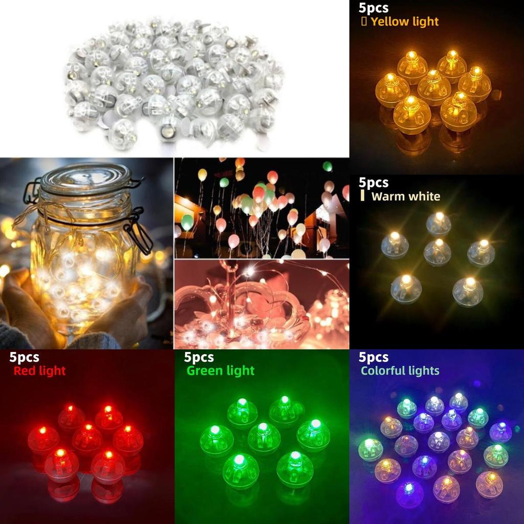 Balloon Led Individual Lights Tiny Wireless Battery Craft Glow Party Decoration