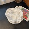Versatile Oversized Cloud Hat Polka Dot Print Beret Trendy Octagonal Hat  for Women