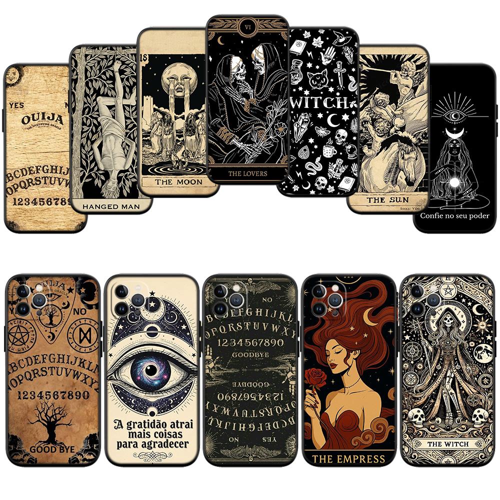 Hexe Divination Tarot Mond Neu Hochwertige Handyhülle für Xiaomi Poco M4 M5 M6 M7 X3 X6 X7 Pro