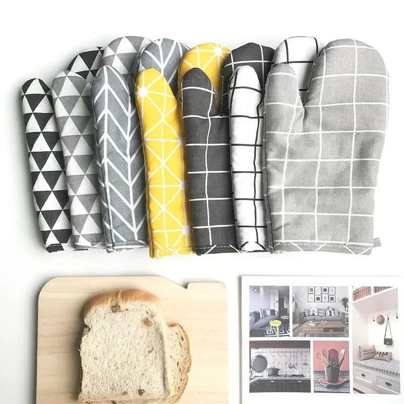 Anti-scalding, High Temperature Resistant, Insulation Gloves, Insulation Pad, Kitchen Baking Oven Gloves, Microwave Oven Gloves