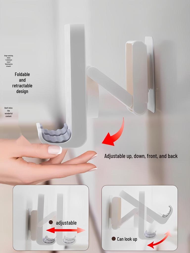 Wall-Mounted Bathroom Phone & Tablet Holder