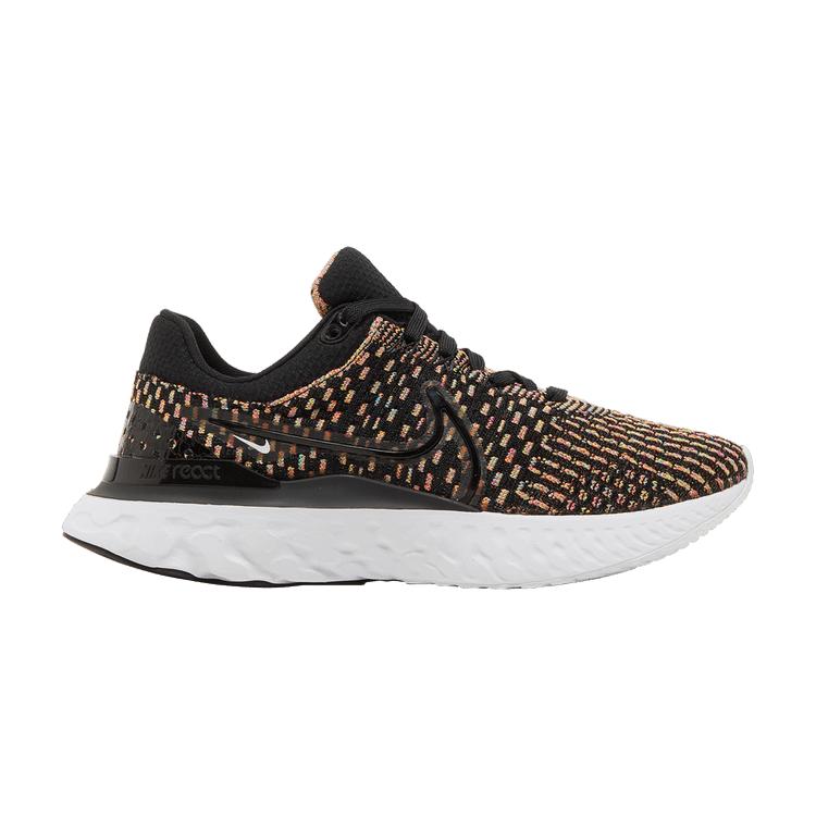 Nike Wmns React Infinity Run Flyknit 3 Черный Мульти 36.5