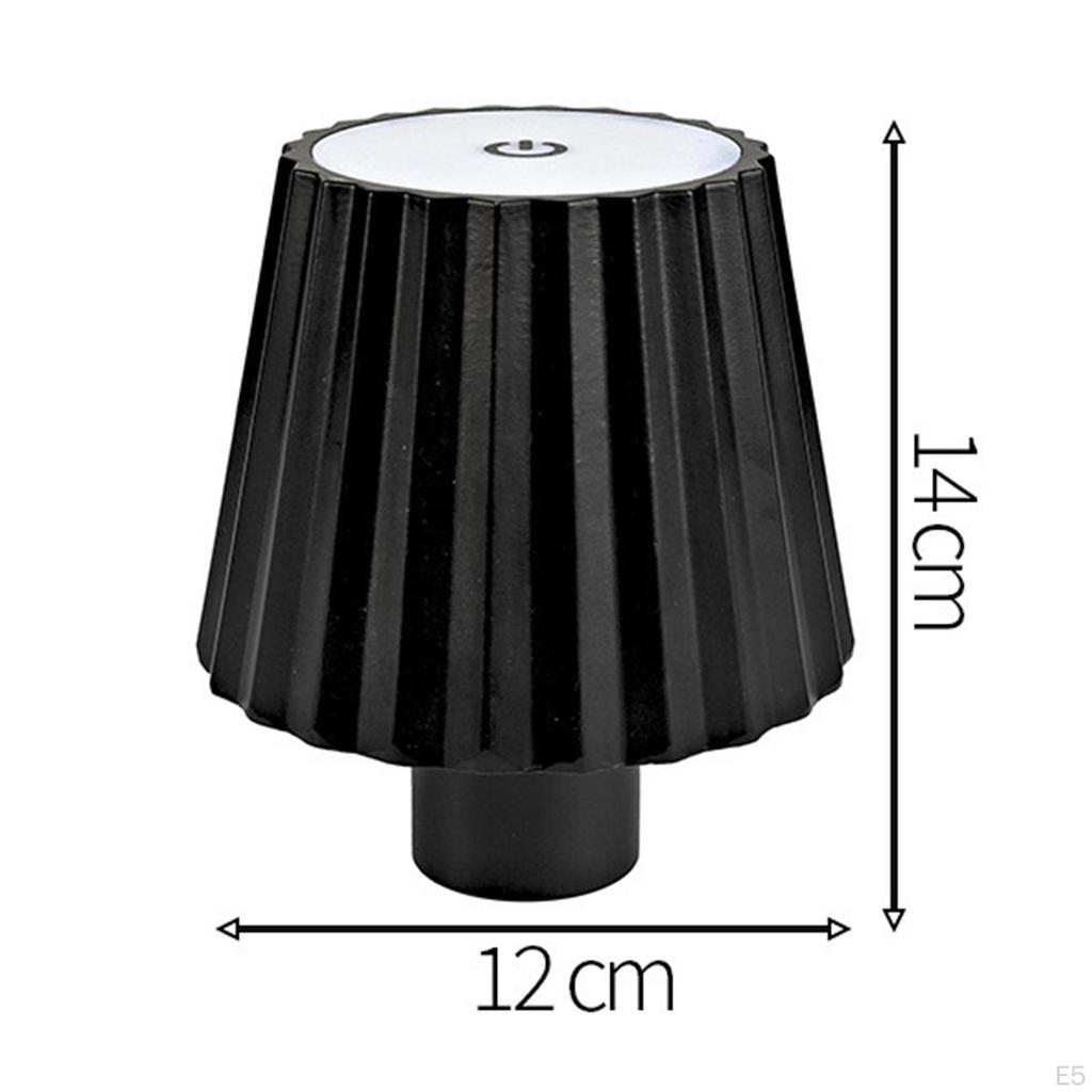 Zeitgenössische Nachttischlampe mit einstellbarer Helligkeit für Homeoffice