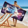 Football star Print Beach Towel, Large Soft Quick Dry Towel for Beach Camping Swimming