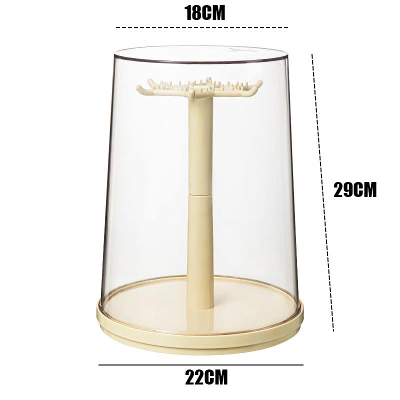 

Стенд для хранения и демонстрации блайнд-боксов, вращающаяся коробка для хранения игрушек, стеллаж с тканевой подложкой белый