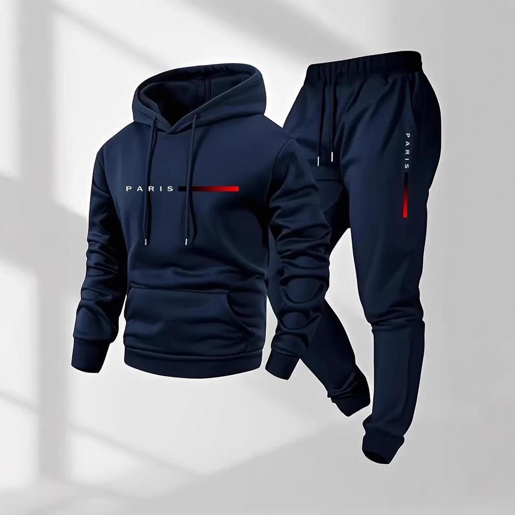 Unisex European Casual Hoodie with PARIS Print