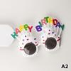 Party Fun Birthday Glasses Photo Props Plastic Decorative for Memorable Occasions