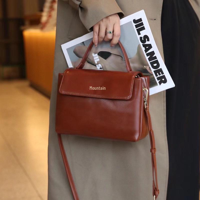 2024 Women's Genuine Leather Shoulder and Messenger Bags - Stylish, High-End Handbags