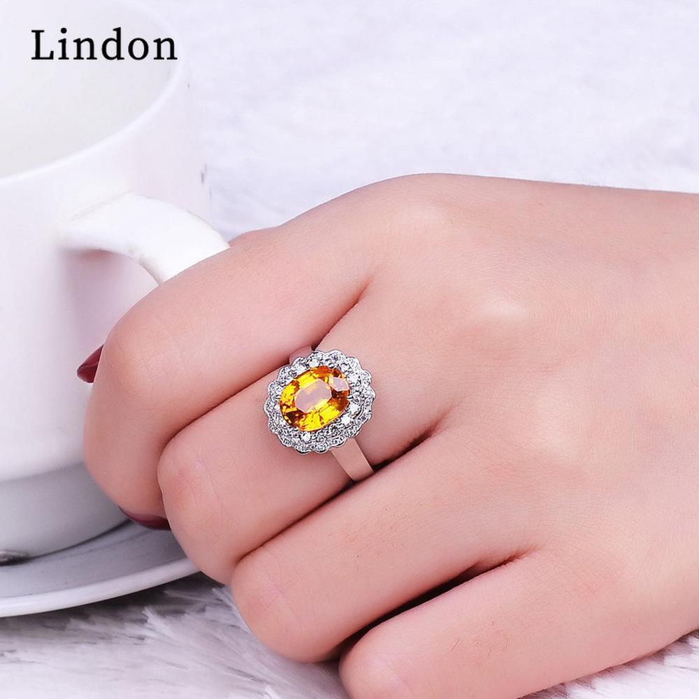 

Классическое кольцо Lindon из медного сплава с цирконием, женские ювелирные изделия, свадебный подарок для вечеринки