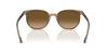 sunglasses 0RB2197F ELLIOT STRIPED GREEN POLAR BROWN GRADIENT 54mm Asian Fit Polarized Ray-Ban