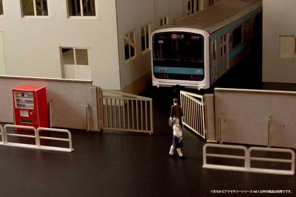 PLUM PMOA HO Gauge Street Corner Accessory Series 1 Unassembled Paper Kit MS074 Diorama Supplies 1/80 Vol.