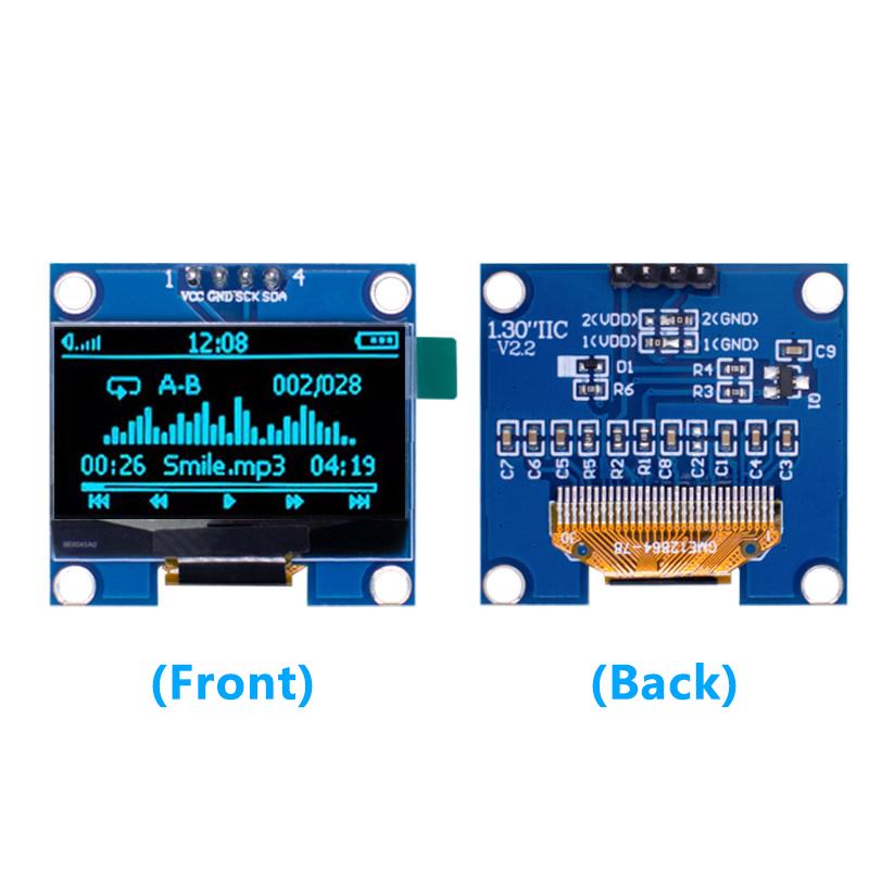 1.1 Inch SH1116 OLED Display Module 118*61 Resolution IIC/SPI Dual Interface White Screen For Arduino STM11 Digital Display DIY