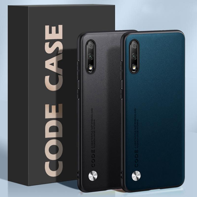 Luxury PU Leather Case For Honor 9X Back Cover Matte Silicone Full Protection Phone Case For Honor 9X HLK-AL00 HLK-TL00 Honor9X