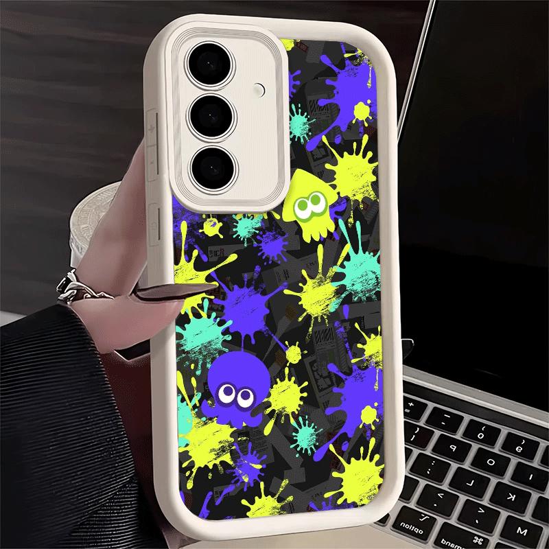 Phone Case for Samsung Galaxy A17 A16 A15 A14 A13 S-Splatoons Game A56 A36 A26 A55 A35 A25 A54 A34 A24 A53 A33 A23 A07 A06