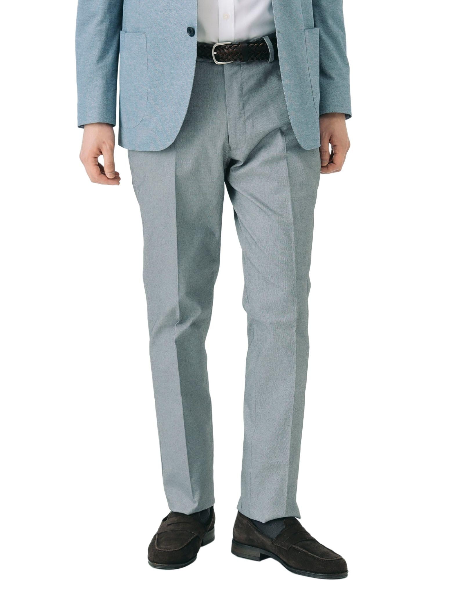 

Beams Heart COOLMAX(R) Dobby Slim Fit No-Pleats Slacks, Men s Gray, Size 25 (S-XL)