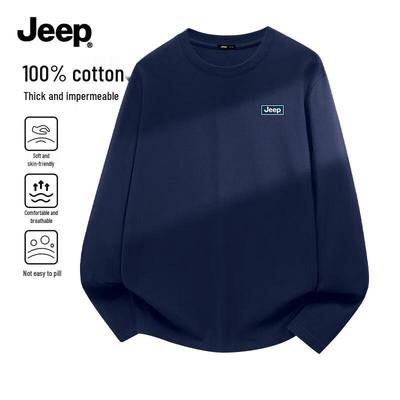 Men's Pure Cotton Long Sleeve T-Shirt