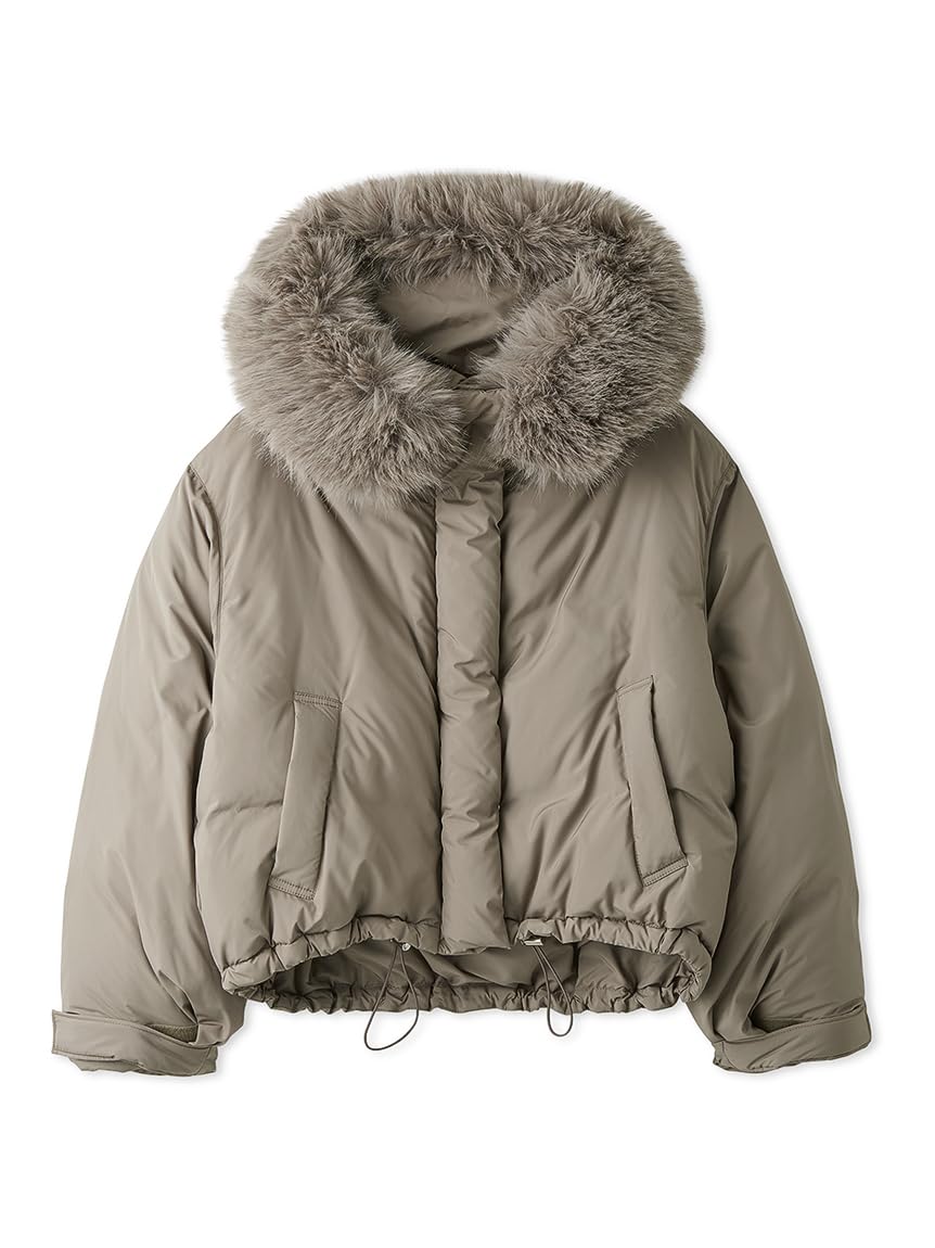 

Короткий пуховик с капюшоном из меха SWFC245002 MOC [Sneider] женский