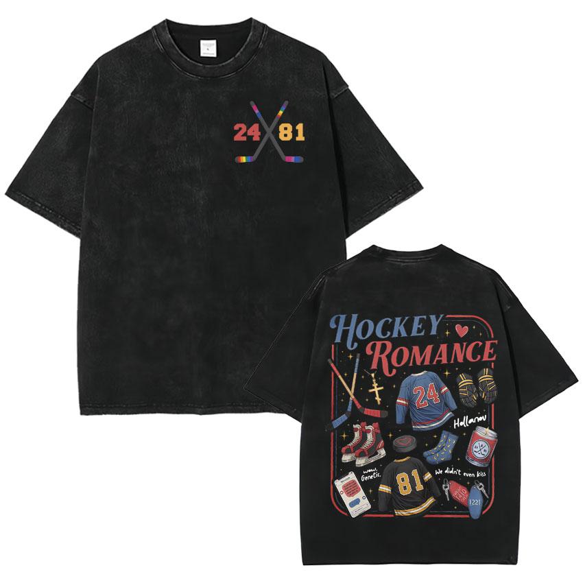 2026 Heated Rivalry Ilya Rozanov 81 Trendy Graphics T Shirt Vintage Washed Mens Oversized Cotton Crewneck Cozy Tshirt Teenagers