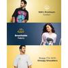 Bewakoof Women's Graphic Printed Oversized Fit Cotton T-Shirt
