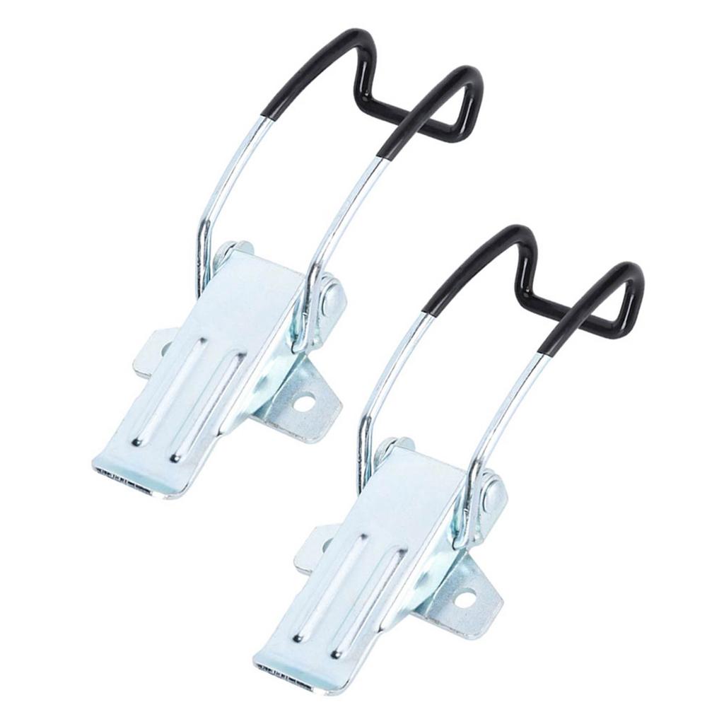 2Pcs Stainless Steel Latch Fasten Buckle Lock Casting Hinge Curved Industrial Vacuum Cleaner