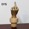 Funny Middle Finger Wine Stopper Vacuum Sealer for Wine Bottles Reusable Beverage Bottle Stopper Wine Preservation Tool Prank Gift for Wine Lovers