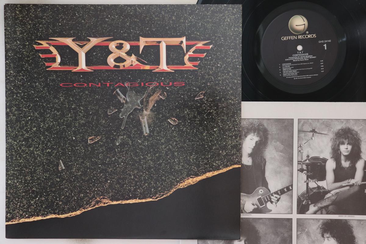 

LP Record Y & T - Contagious GHS24142 Geffen Records 1987 US Rock Used