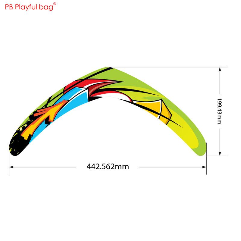 Professional EVA Outdoor Flight Boomerang Adult Child Outdoor Sports Game Toy Soft Safety Boomerang AC164 6