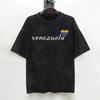 Venezuela With Heart Flag Venezuelan T Shirt Washed 100 Cotton Street TShirt  Novelty Men Women Streetwear Summer Tee Shirt