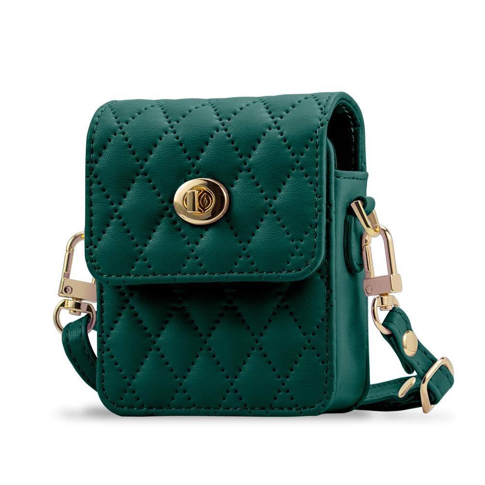 

Luxury Fashionable Wallet Crossbody Lanyard Phone Case for Samsung Galaxy Z Flip 7/6/5/4/3 - New Fashion Bag Style Cover Galaxy Z Flip7 FE зелений