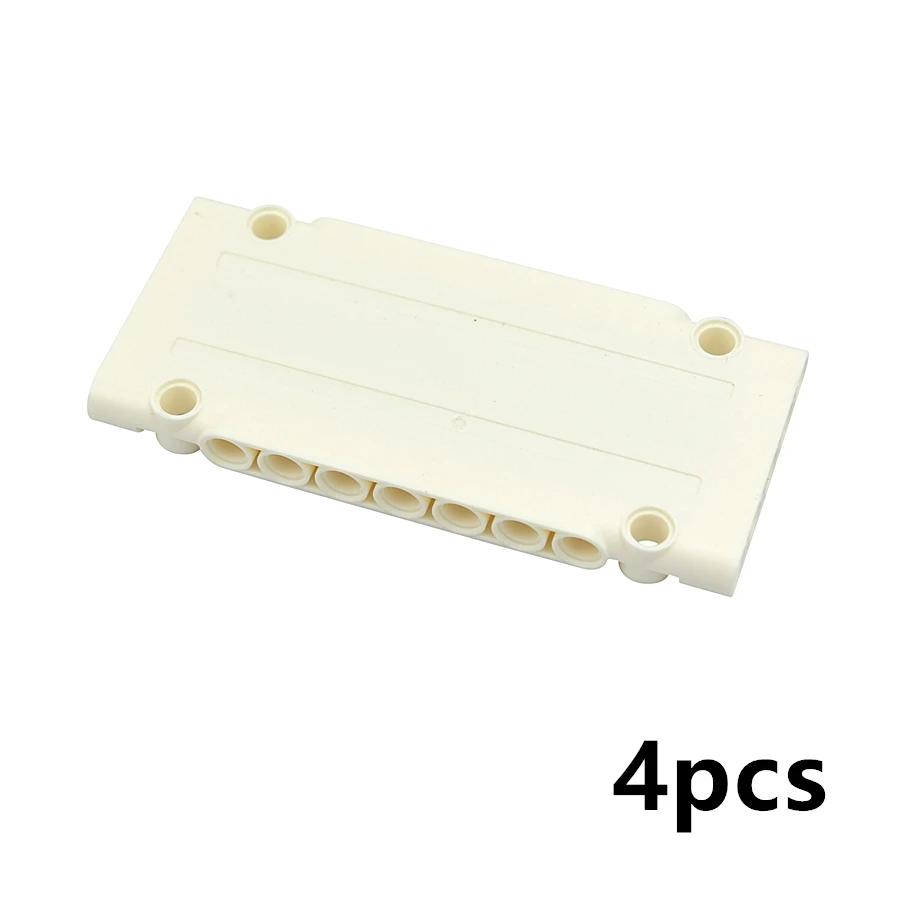 Technical Brick Bulk Modular Toy For MOC High-Tech 4Pcs Particles Panel Plate 5 x 11 x 1 Holes Constructing Blocks 64782 15458