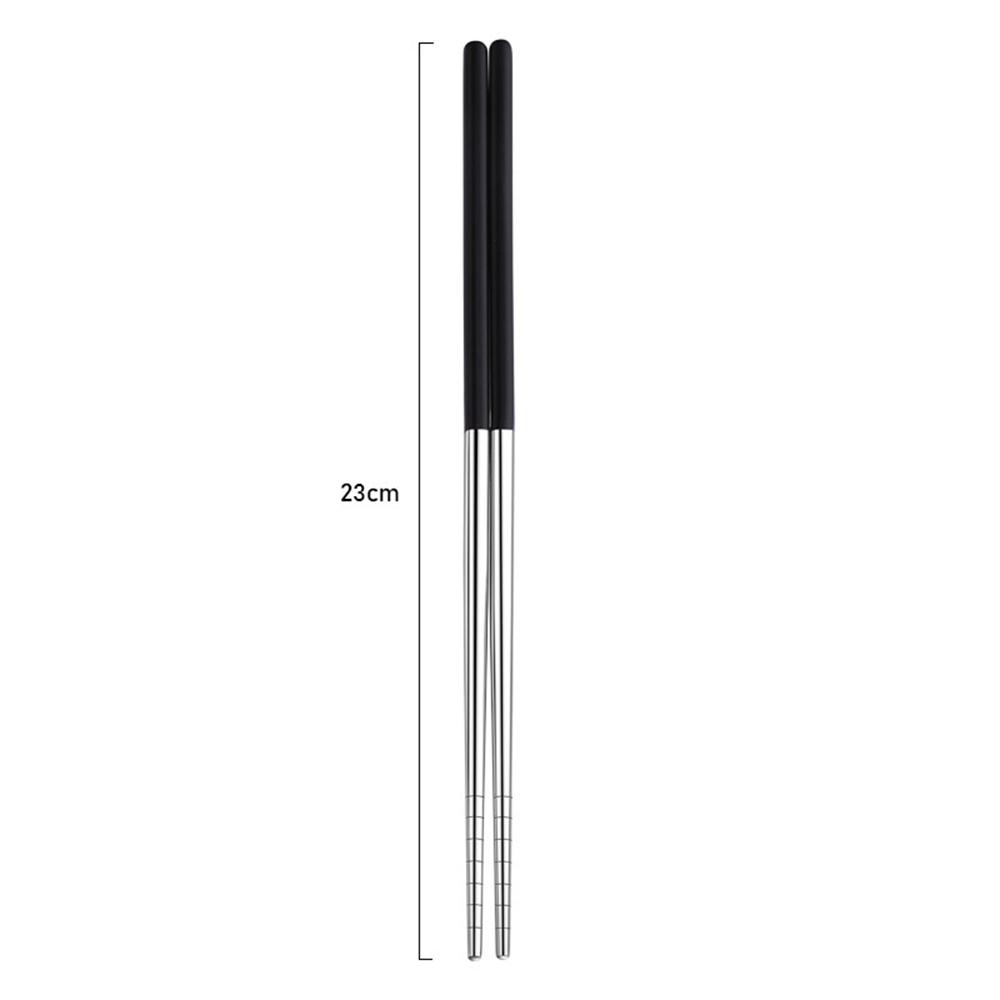 Safe Food Sticks for Home Hotel Lightweight Tableware Chopsticks Metal Chopstick Kitchen Tool