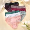 Perspective Lace Lace Panties Low Waist Cotton Underpants Women Underwear  Ladies Lingerie