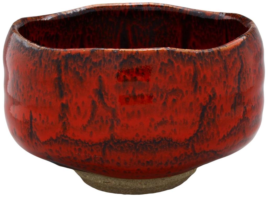 Mino Ware Small Matcha Bowl, Oni Shinku, Made in Japan, 504-14